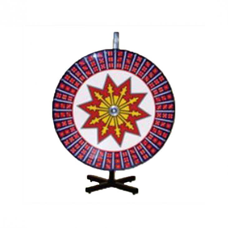 48" Big 6 Dice with Pole & Base Wheel main image